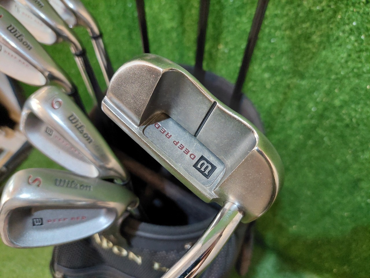ไม้กอล์ฟครบชุดสุดพรีเมี่ยม WILSON DEEPRED ชุดเหล็กเป็นรุ่น FAT SHAFT