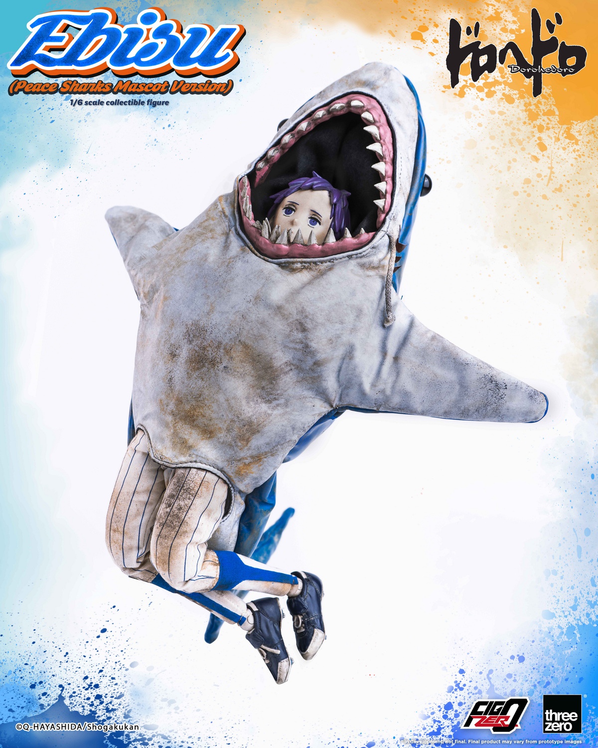 [สั่งจอง]Threezero 3Z07150W0 1/6 : Dorohedoro Ebisu (Peace Sharks Mascot Version)