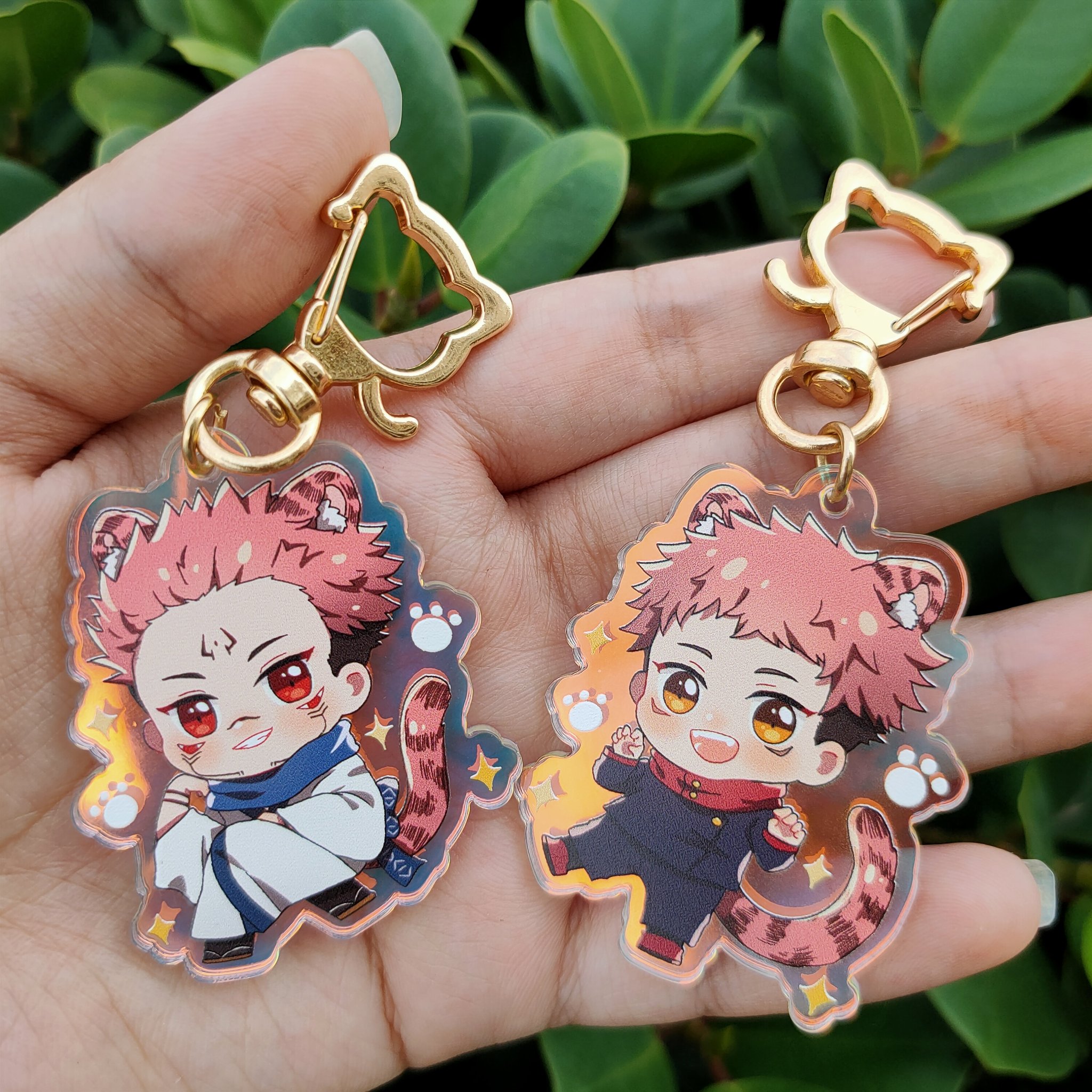 JJK Hologram Keychain & Standee & Glitter sticker