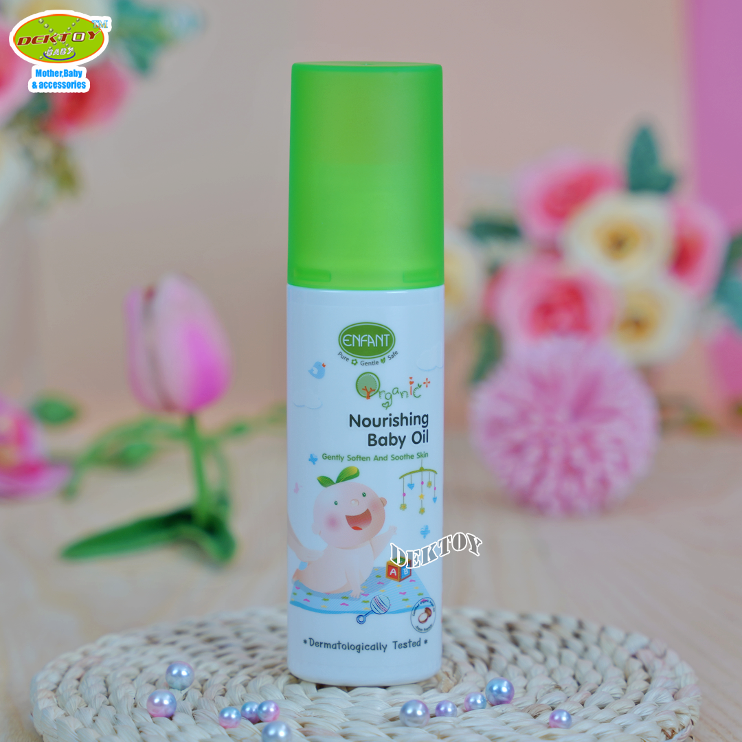 Enfant อองฟองต์ เบบี้ออยล์ ออยล์บำรุงผิวสำหรับเด็ก สูตรอ่อนโยน ปริมาณ 100 มล.