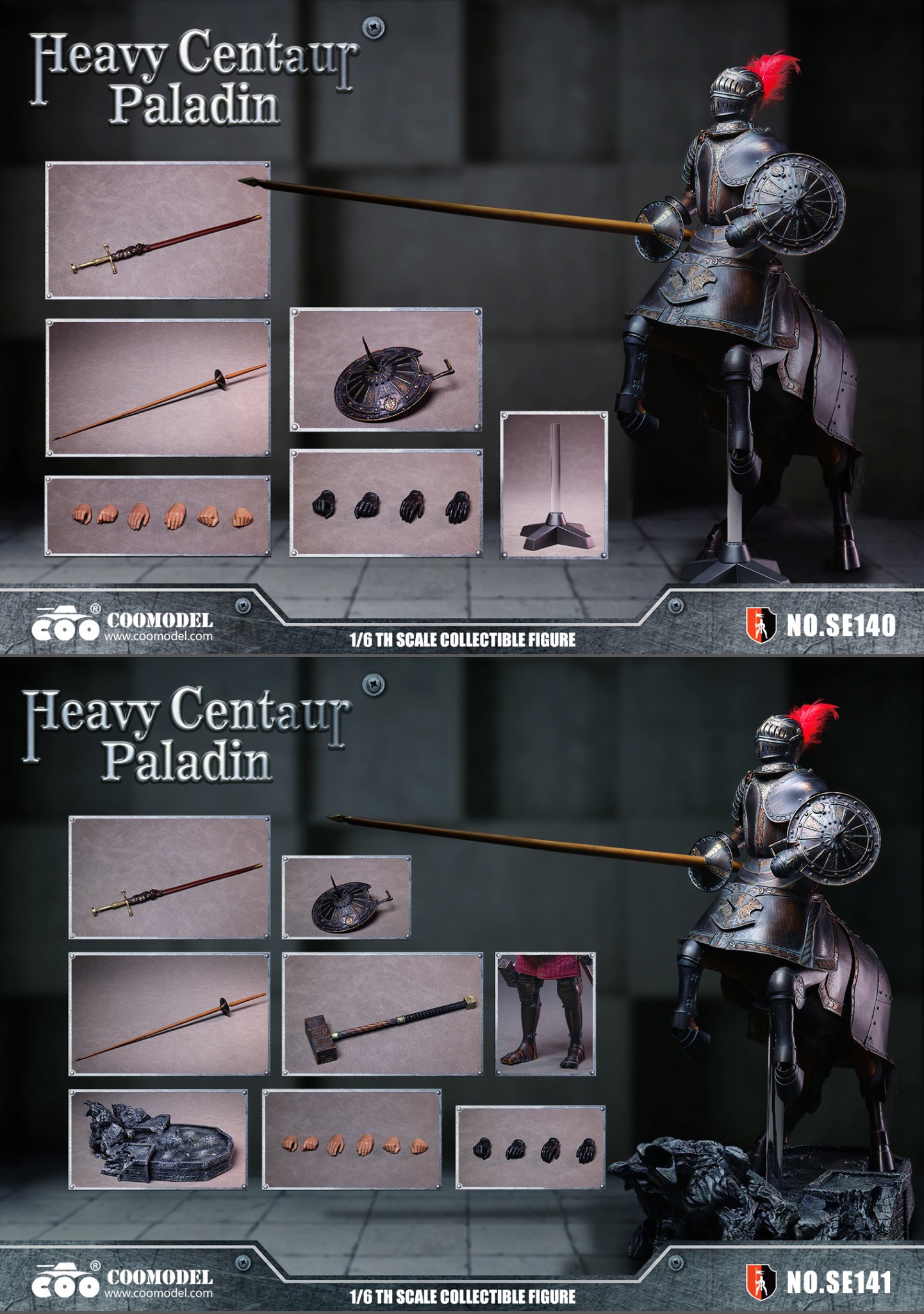 [สั่งจอง]COOMODEL 1/6 Heavy Centaur Paladin Pure Copper