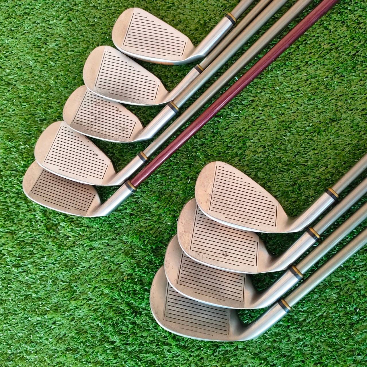 ชุดเหล็ก I-HWA POWER ART MIGHIT มีเหล็ก 3-9 เเละ PW SW ก้าน M2M FLEX R