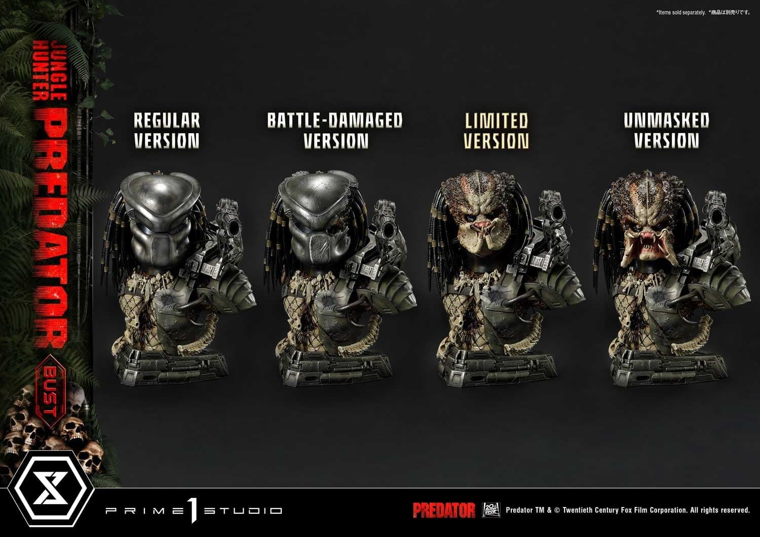 [สั่งจอง]Prime 1 Studio 1/3 : Jungle Hunter Predator Bust (Predator 1987)