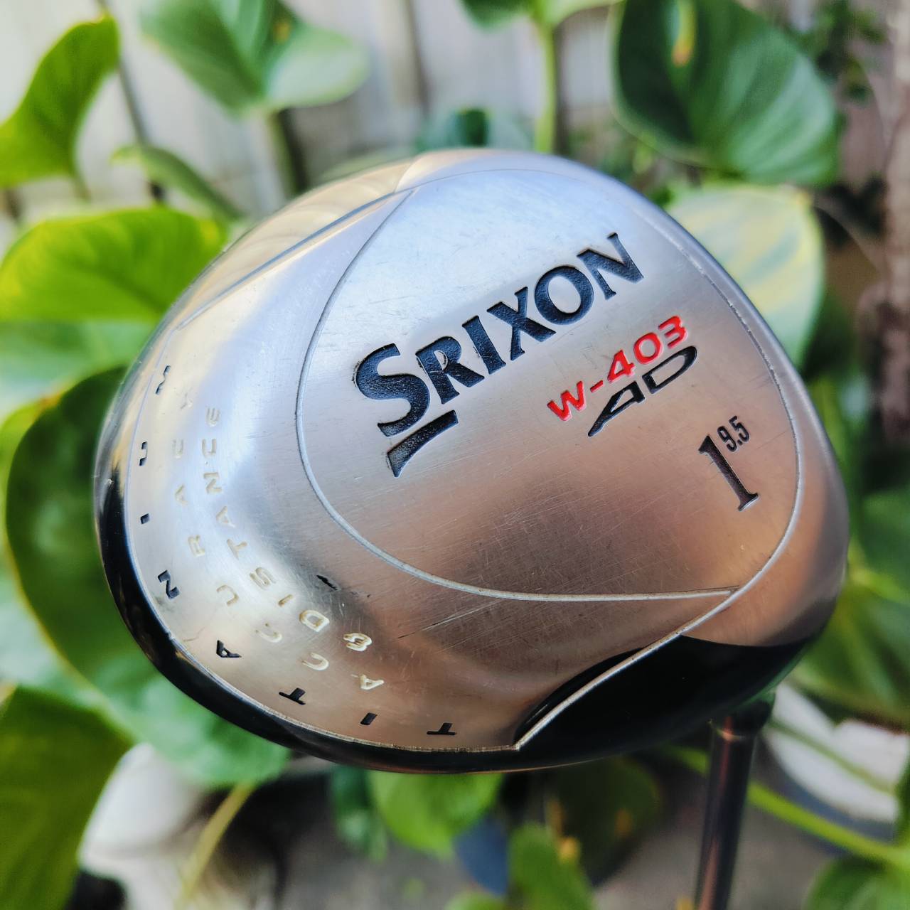 DRIVER SRIXON W-403 AD องศา 9.5 ก้าน SRIXON SV-3000 FLEX S วัสดุเบต้าไทเทเนี่ยม พรีเมี่ยมญี่ปุ่น ไม้กอล์ฟพรีเมี่ยมมือสอง ของแท้ By NakaraLuxurious