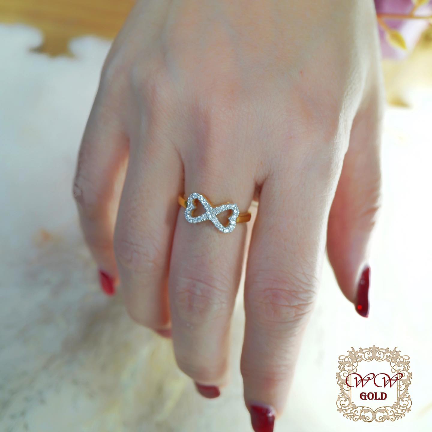 แหวนเพชรโบว์ Infinity