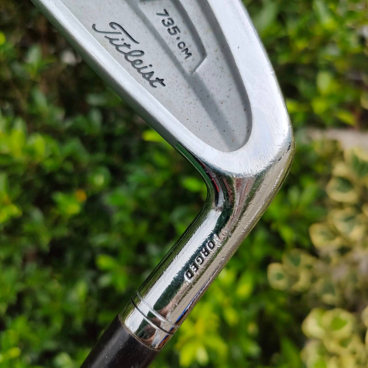 เหล็ก 4 TITLELIST 735 CM FORGED เหล็ก FORGED คุณภาพสูง ฟิลลิ่งนุ่มจัด แต่ตีง่าย มี Cavity ครับ สปินสูงจัดมาก
