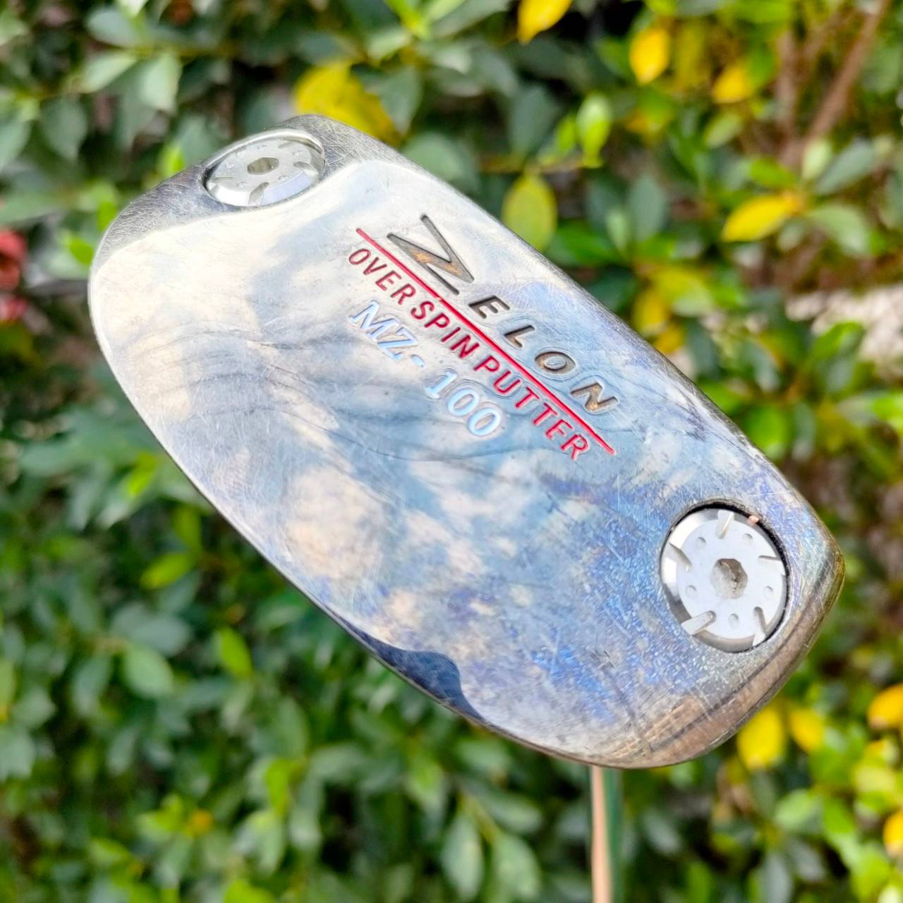 PUTTER ZELON OVERSPIN MZ-100 ความยาว 34 นิ้ว ก้าน ZELON OVERSPIN เป็นพัตเตอร์พรีเมี่ยมจากญี่ปุ่น