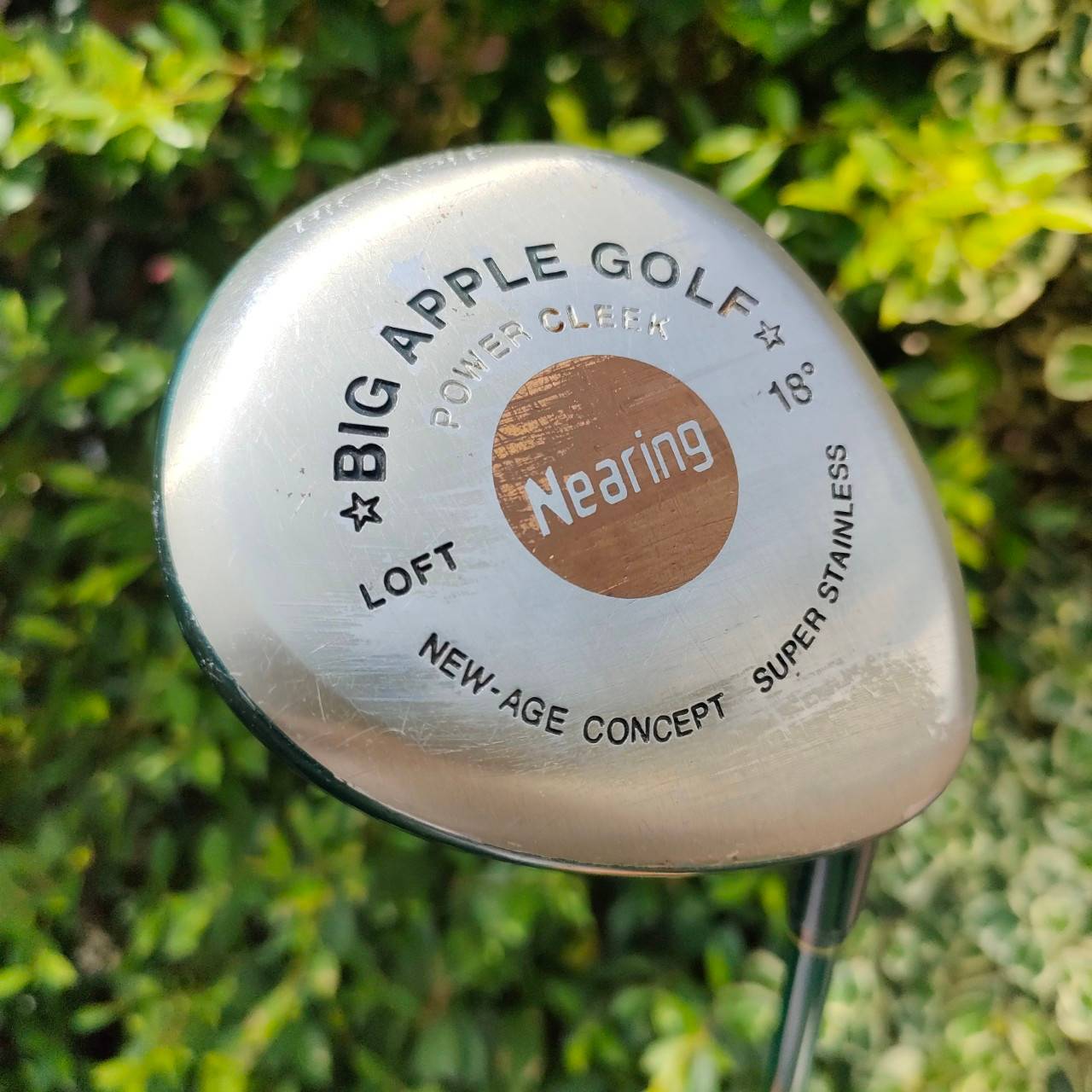 FW5 APPLE GOLF NEARING องศา 18 ก้าน BIO MATCH POWER FLEX R หัวแบนใหญ่ มีถ่วงทังสเตนด้านใน ตีผ่านๆดีมากๆครับ เสียงเพราะ