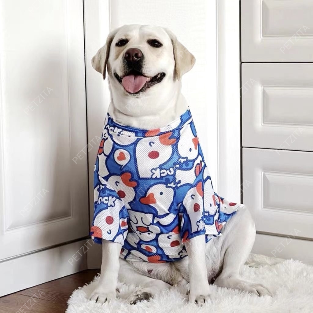 🇹🇭พร้อมส่ง🇹🇭 🐕🦮🐕 BIGSIZE เสื้อ หมาใหญ่ หมาอ้วน ลายแฟชั่นน่ารัก ผ้ารูใส่สบาย FOR สัตว์เลี้ยง สุนัขพันธุ์ใหญ่