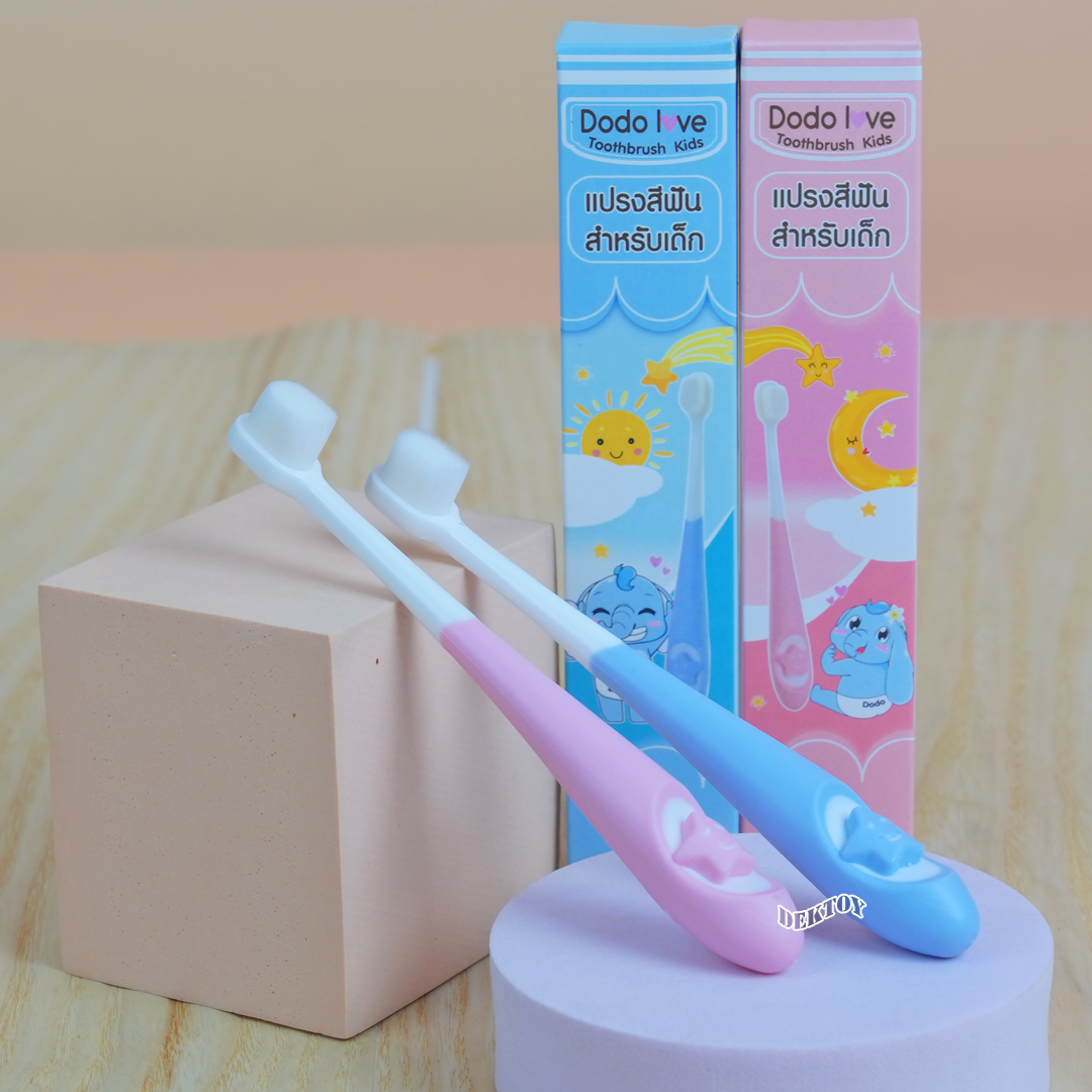 Dodolove ดูดูเลิฟ แปรงสีฟันเด็กขนนุ่มพิเศษ 6 เดือน