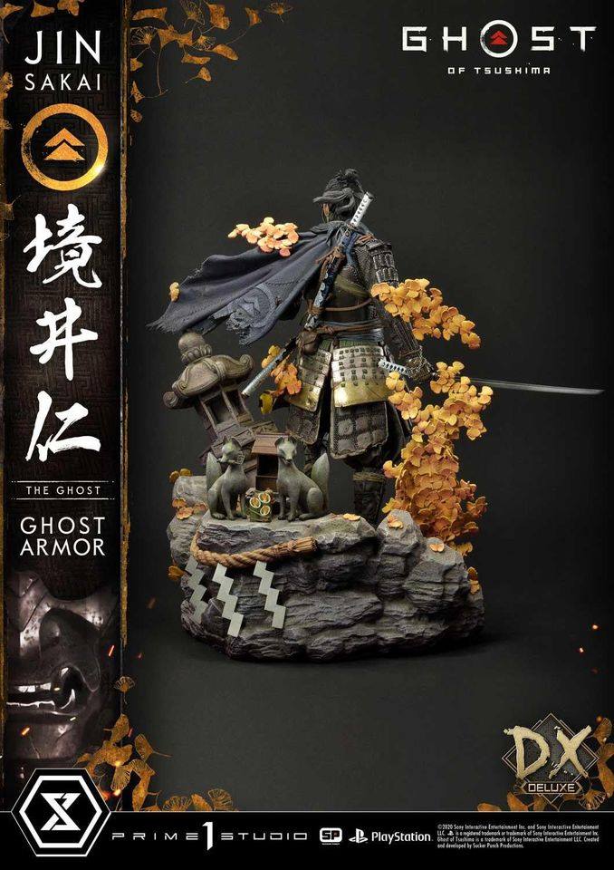 [สั่งจอง]Prime 1 Studio UPMGHOT-01DX : Ghost of Tsushima Jin Sakai, The Ghost - Ghost Armor [Deluxe Version]