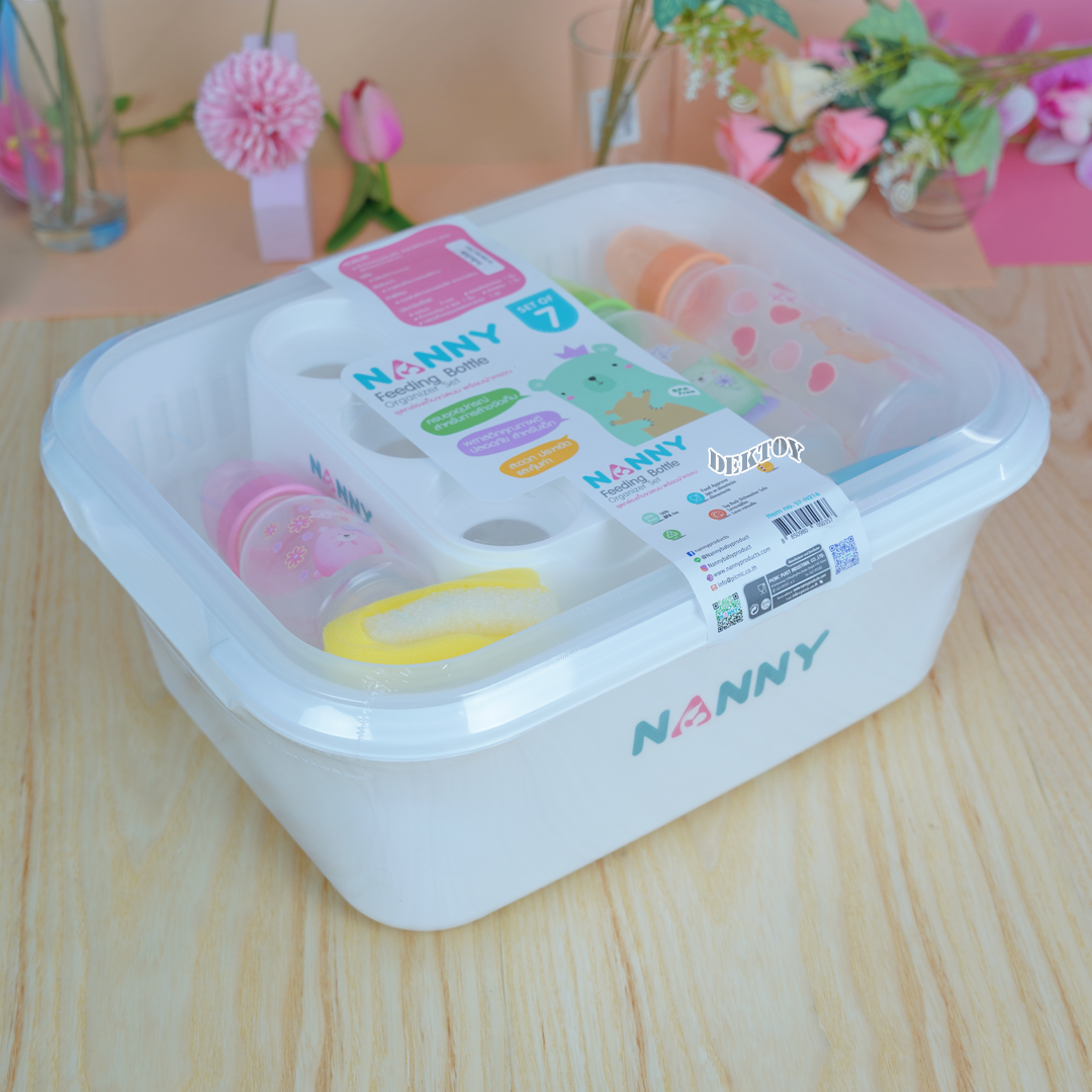 Nanny แนนนี่ เซ็ทกล่องเก็บขวดนม 6 ชิ้น S7-N216