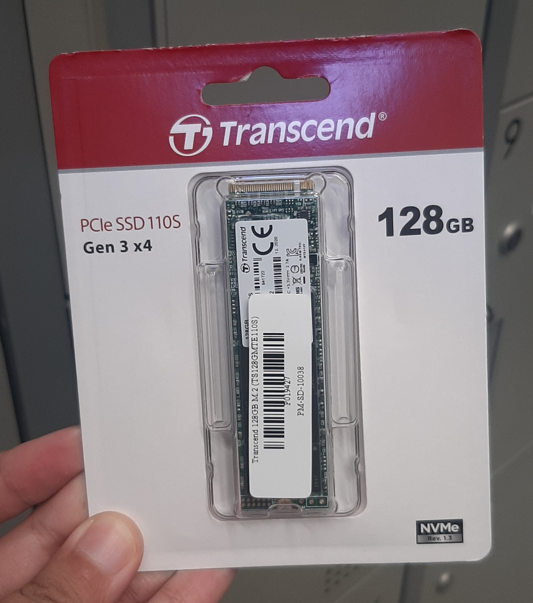 Transcend (TS128GMTE110S) SSD 128GB M.2 NVMe สินค้ามือหนึ่ง ประกันร้าน สภาพดี