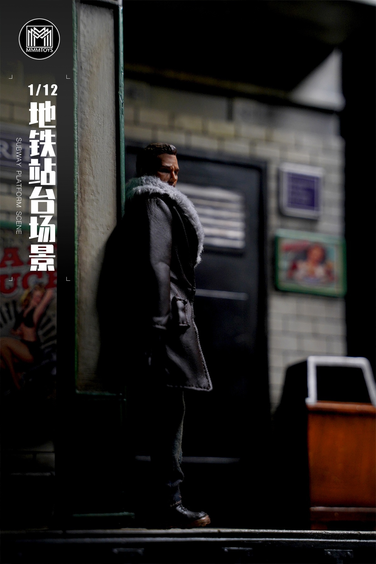 [สั่งจอง]mmmtoys M2312 1/12 : Subway Platform Scene