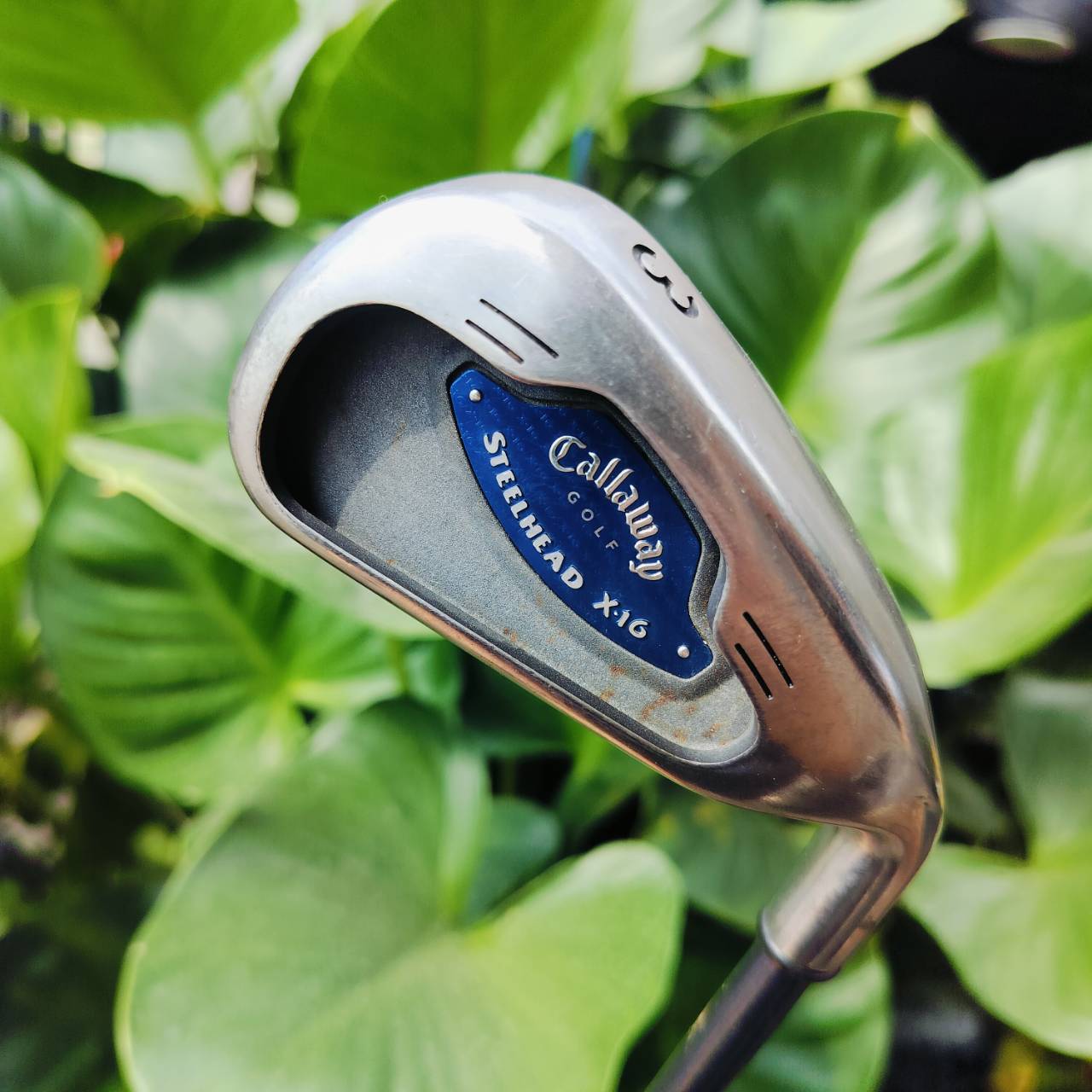 เหล็ก 3 Callaway X-16 เหล็กยาวตีง่ายสุดๆอยู่แล้ว ต้นตำหรับใบหนา Cavity ลึก แต่เป็นเหล็กที่เบาและนุ่มนวล เร่งสปีดได้ดี ตีโดนง่ายมาก ไม้กอล์ฟพรีเมี่ยมมือสอง ของแท้ By NakaraLuxurious