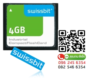 SWISSBIT, SFCF4096H1AF2TO-I-QT-523-STD, 4GB ,Industrial Compact Flash Card,CF Card, C-500 ,SLC, - 40 C to + 85 C