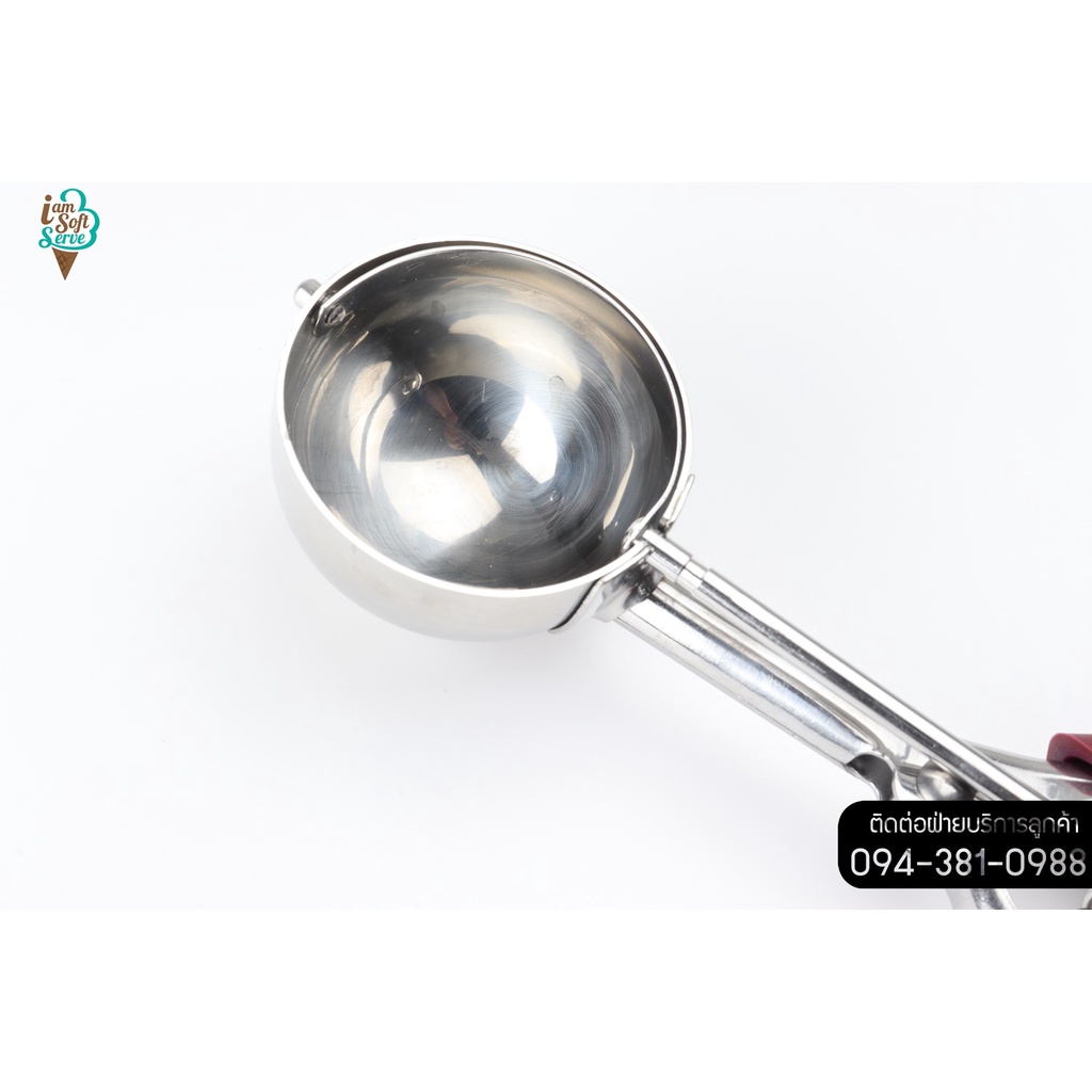 ที่ตักไอติม ช้อนตักไอศกรีม ขนาด 3 4 5 cm สกูปตักไอศครีม ช้อนตักไอติมสแตนเลส สกูปไอติม ที่ตักไอศกรีม ❗แข็งแรง❗ ❗ทนทาน❗
