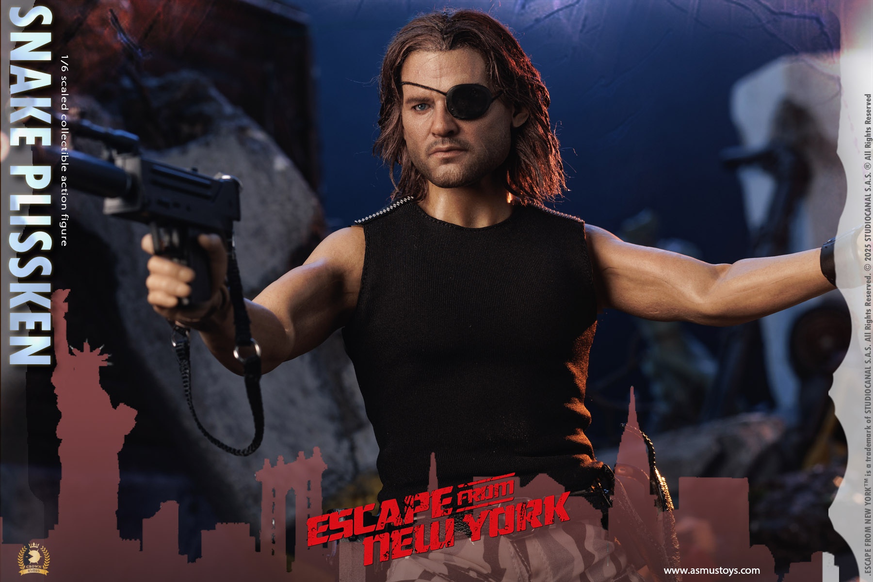 [สั่งจอง]ASMUS TOYS 1/6 : THE CROWN SERIES - SNAKE PLISSKEN