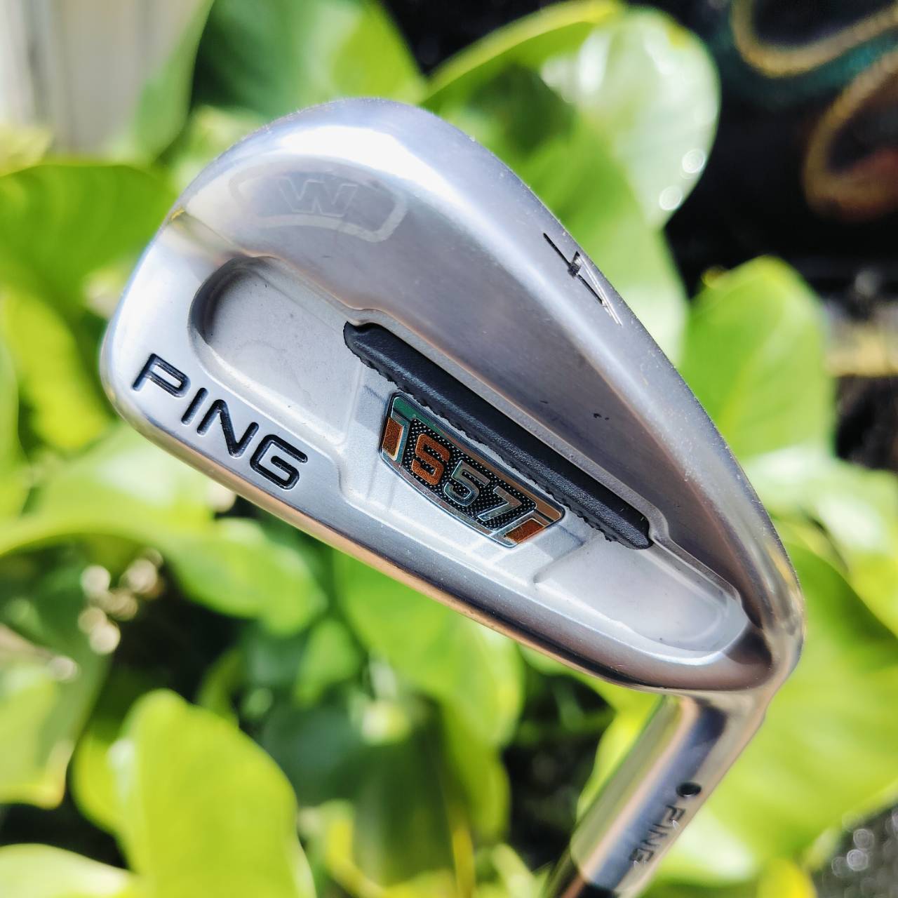 เหล็ก 4 PING S57 ก้าน KBS เป็นตัวแพงของ PING ค่ะ ใส่วัสดุทังสเตน วางน้ำหนักได้ดีมาก ไม้กอล์ฟพรีเมี่ยมญี่ปุ่นมือสอง By NakaraLuxurious