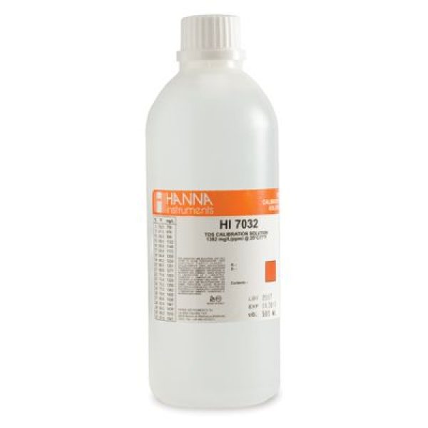 น้ำยา TDS Solution 1382 ppm ขนาด 500ml ยี่ห้อ Hanna
