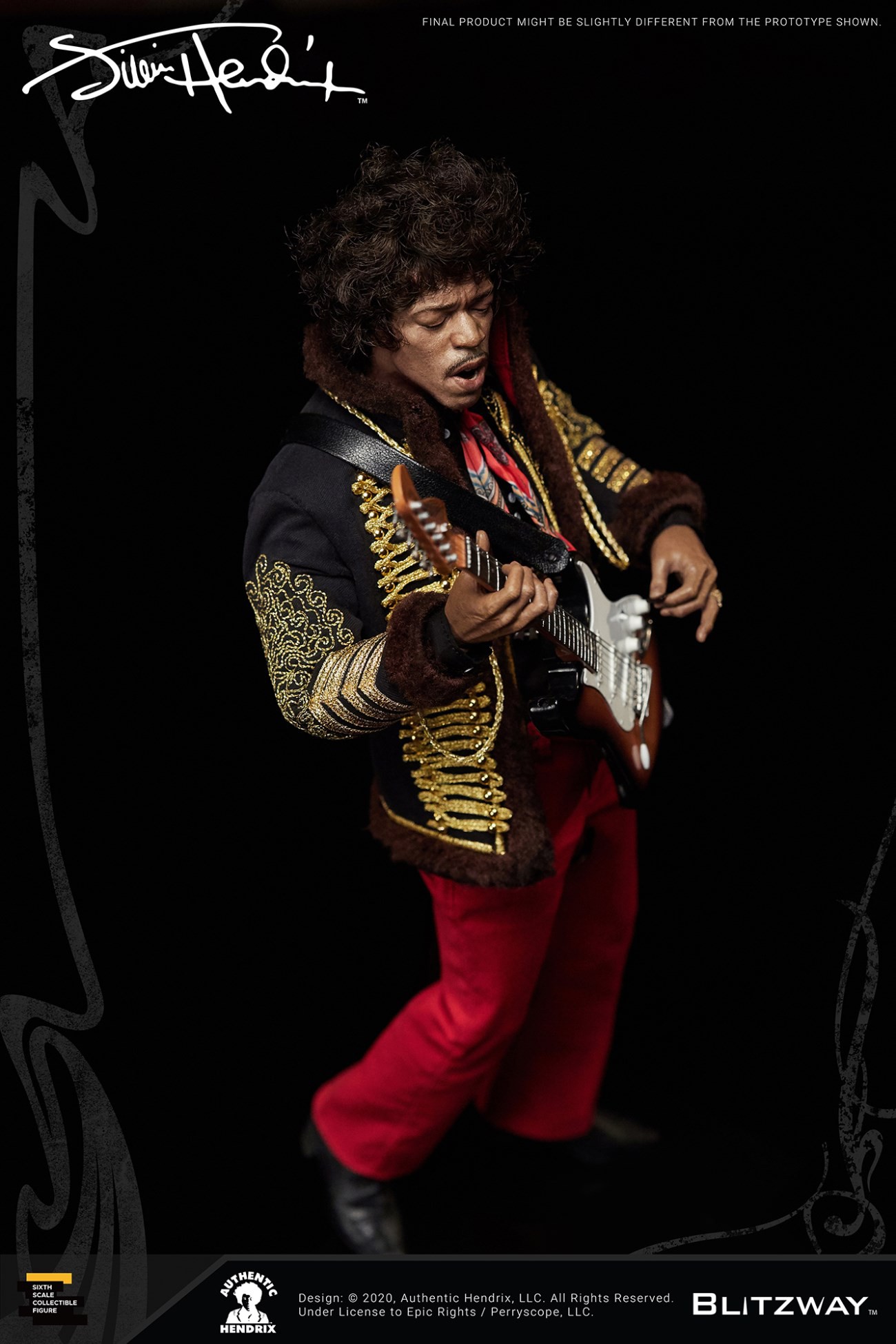 [สั่งจอง] BLITZWAY BW-UMS 11201 1/6 Scale : Jimi Hendrix