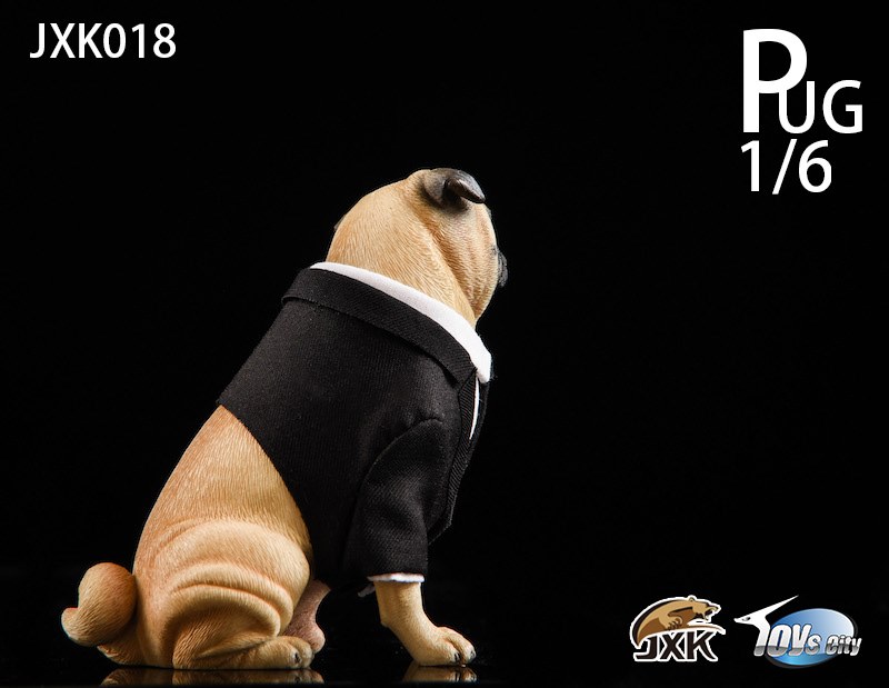 [สั่งจอง]JXK 1/6 JXK018 pug in Black-FRANK