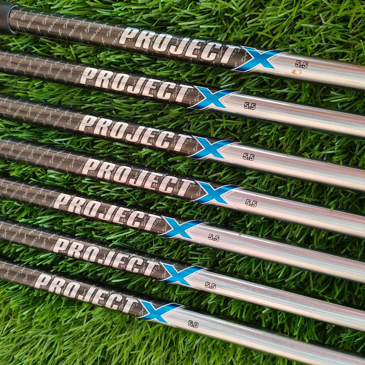 ชุดเหล็ก PXG 0311 FORGED มีเหล็ก 4 - 9 PW ทั้งฟมด 7 ชิ้น ก้าน PROJECTX 5.5 เข้ากันมากๆ 0311 ตีง่าย ตีมันส์ มากๆครับ