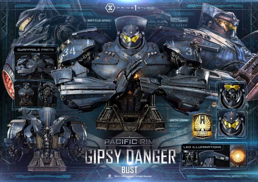[สั่งจอง]Prime 1 Studio Non Scale : Gipsy Danger Bust (Pacific Rim)