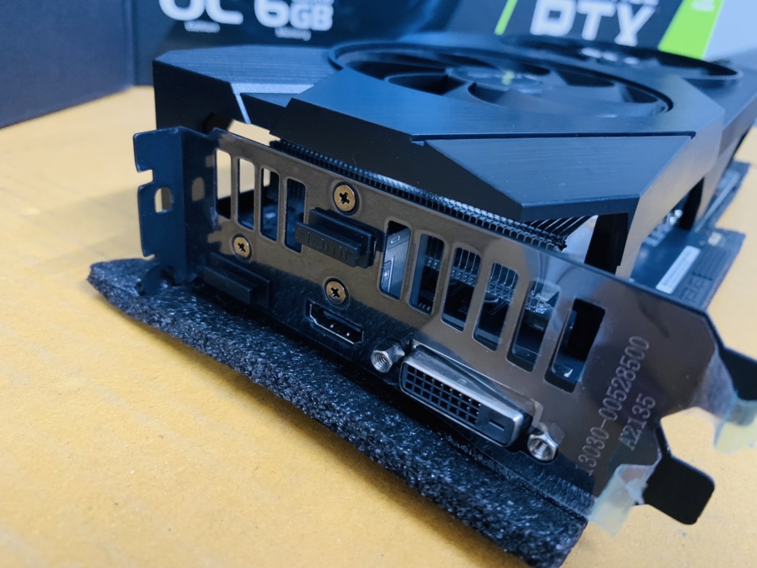 การ์ดจอ ASUS VGA GEFORCE RTX 2060 DUAL EVO O6G - 6GB GDDR6 Graphics Card