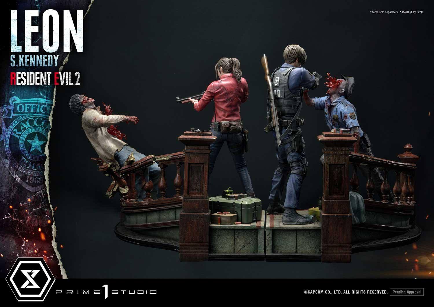 [สั่งจอง]Prime 1 Studio UPMRE2 : Resident Evil 2 Leon S. Kennedy & Claire Redfield