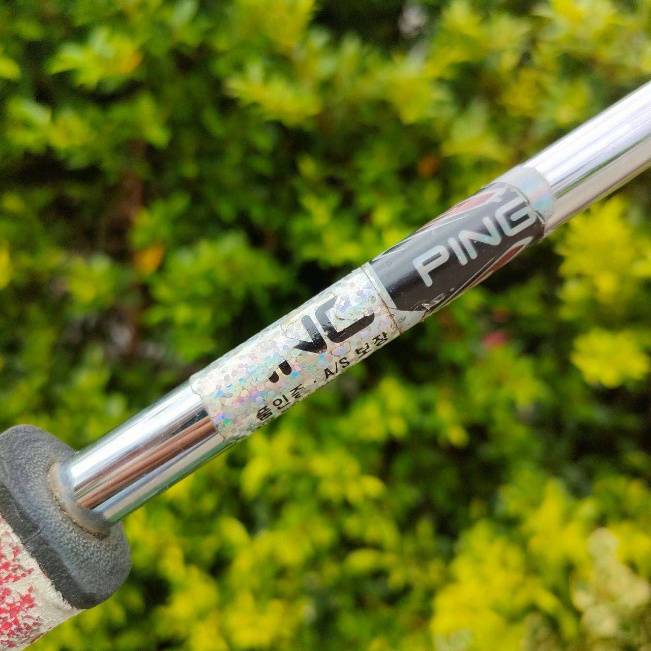 PUTTER PING B60 SINCE 1959 จุดฟ้า ความยาว 34 นิ้ว รุ่นคลาสสิคยอดนิยม!!! พัตต์ดีมาก *** กริพเสียต้องเปลี่ยน *** ไม้กอล์ฟมือสอง ของแท้ BY NakaraLuxurious