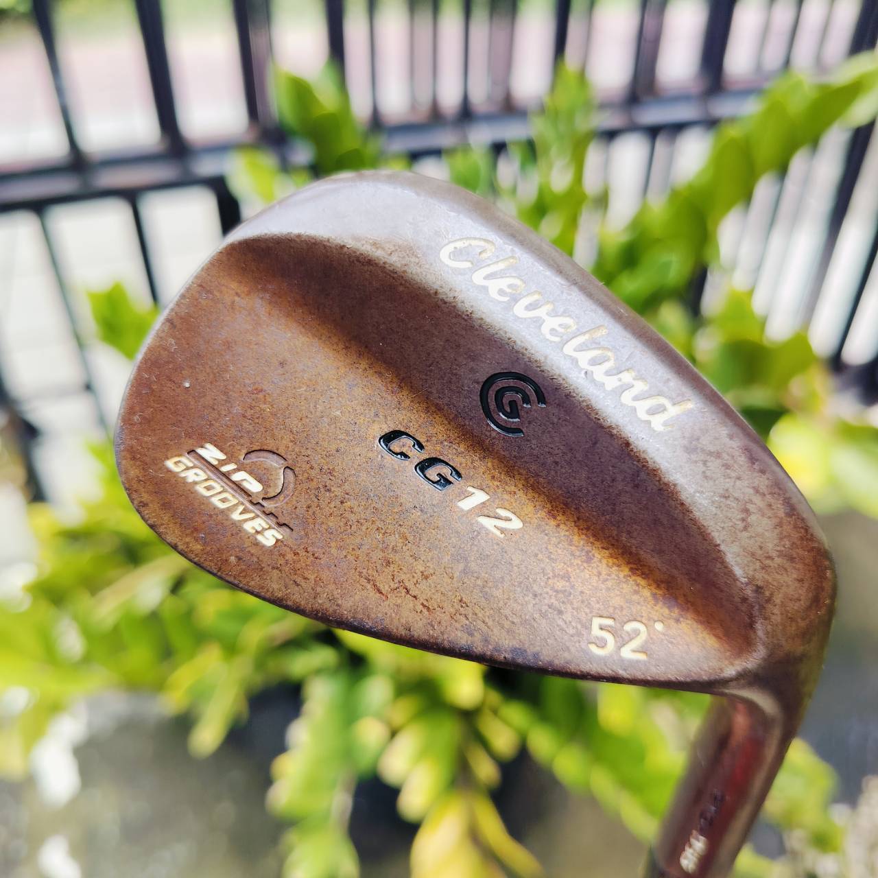 ตัวเด็ด!!! WEDGE CLEVELAND CG12 องศา 52 รุ่นสนิม RTG+DSG ZIP GROOVE ร่องหน้าไม้แบบสี่เหลี่ยม เหมือนกับซิปทำให้ร่องโหดมากสปินจัด ไม้กอล์ฟพรีเมี่ยมมือสอง ของแท้ By NakaraLuxurious