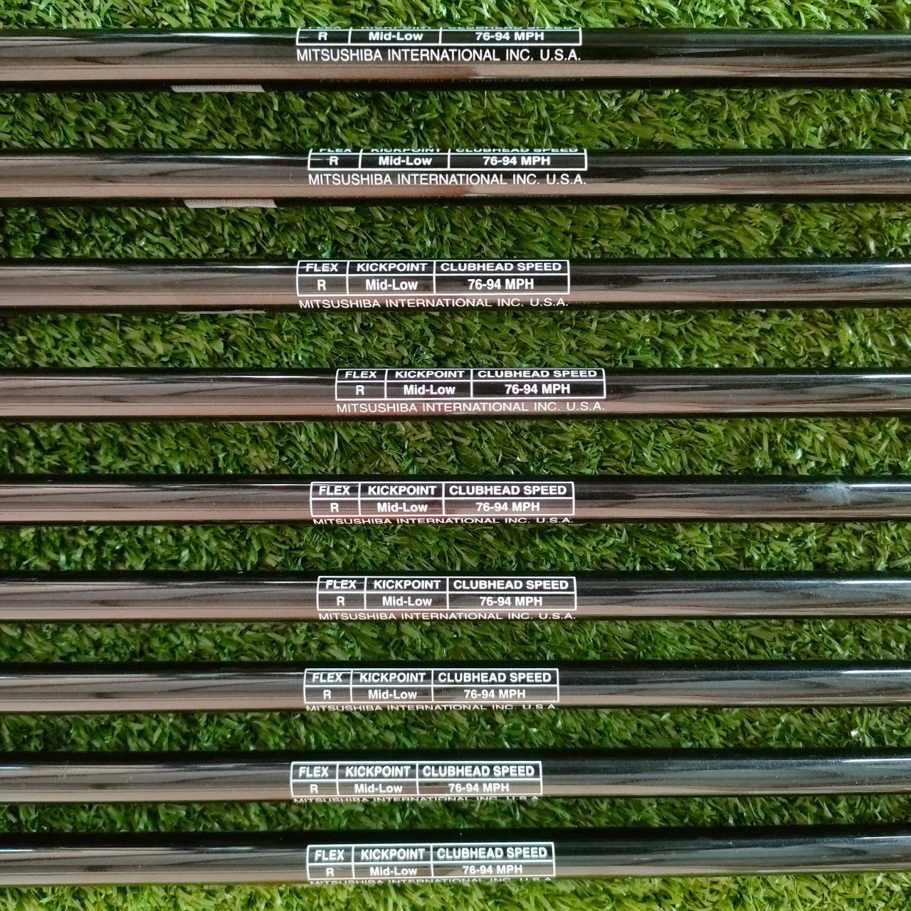 ชุดเหล็ก MITSUSHIBA ของใหม่!! ใช้วัสดุพรีเมี่ยม COPPER TUNGSTEN มีเหล็ก 3-9 เเละ PW SW ก้าน VERDICT FLEX R วัสดุพรีเมี่ยม COPPER TUNGSTEN ในการถ่วงน้ำหนัก ทำให้ดึงจุด CG วางไว้ในจุดที่ดีมาก ตีง่าย ตรง ไกล!! มือหนึ่ง ของแท้ BY NakaraLuxurious