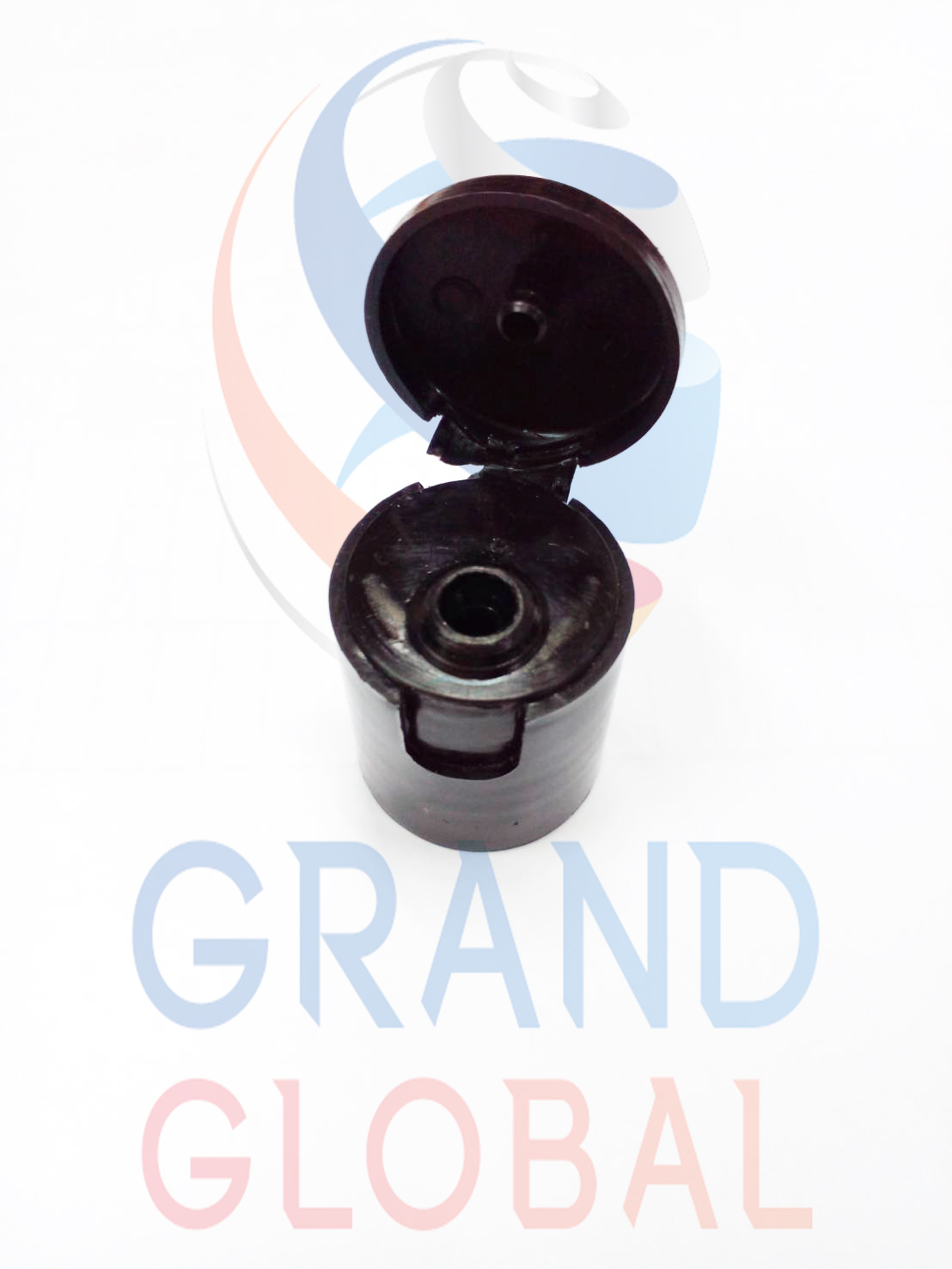 ขวดเปล่า ขวด 125 มล. สีดำมัน ขวดน้ำยา พร้อม ฝาเกลียว แบบฟลิบฟลอบ วัสดุ พลาสติก PP