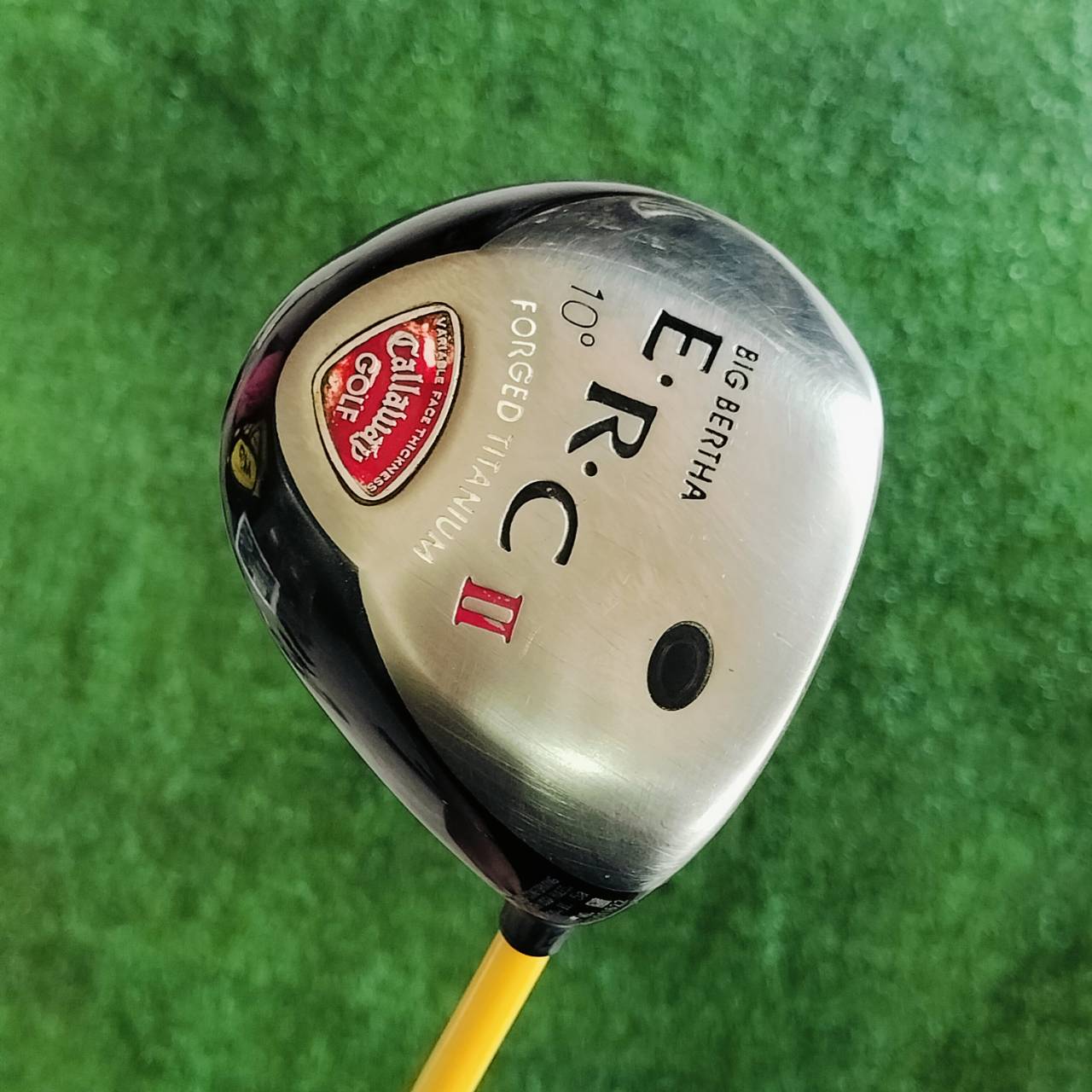 Driver Callaway E.R.C.II FORGED TITANIUM มันส์มาก!!! หน้าเด้ง ถ้าเข้าจุดคือไกลจัดๆ ไม้กอล์ฟพรีเมี่ยมมือสอง ของแท้ By NakaraLuxurious