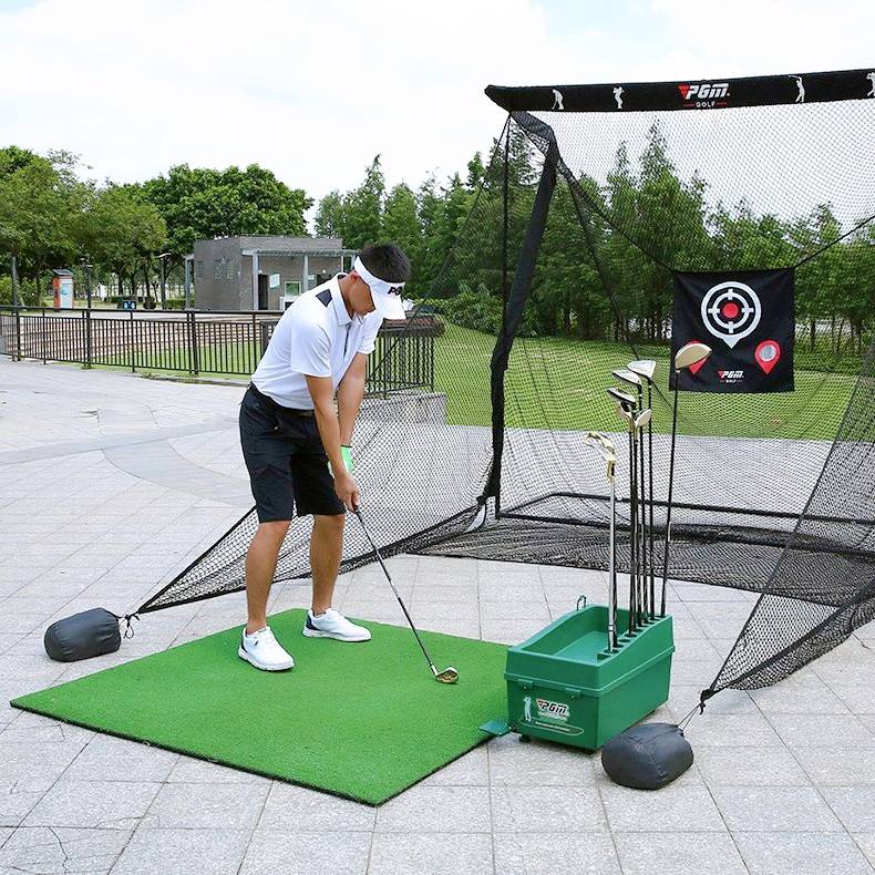 พรมซ้อมไดร์ฟ Hitting Mat PGM DJD002 ขนาดใหญ่ 150 X 150 CM. พรมเรียบ พรมกอล์ฟ ( หนา 1 cm. )