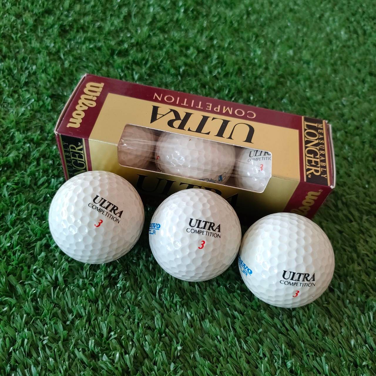 ลูกกอล์ฟ WILSON ULTRA COMPETTION 1 หลอด มี 3 ลูก *** ขายเป็นหลอด *** *** ลูกมือหนึ่ง ***