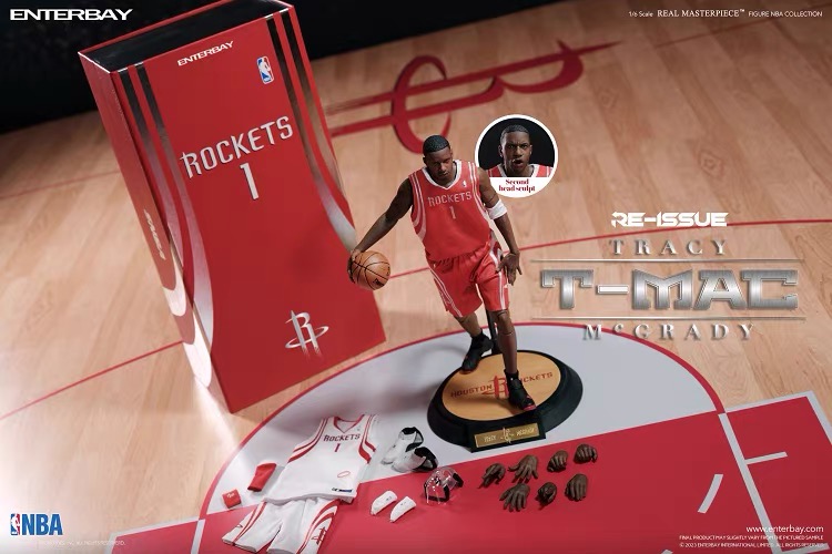 [สั่งจอง] ENTERBAY RM-1067 1/6 : Real Masterpiece NBA Collection - Tracy Mcgrady（Limited Retro Edition)