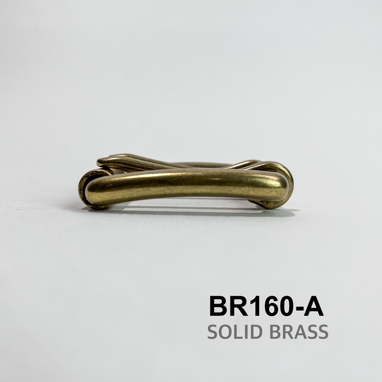 ฺBR160-A หัวเข็มขัดทองเหลืองทำผิวสนิม ขนาด 38มิลหรือ 1.5นิ้ว ** ราคาต่อชิิ้น**
