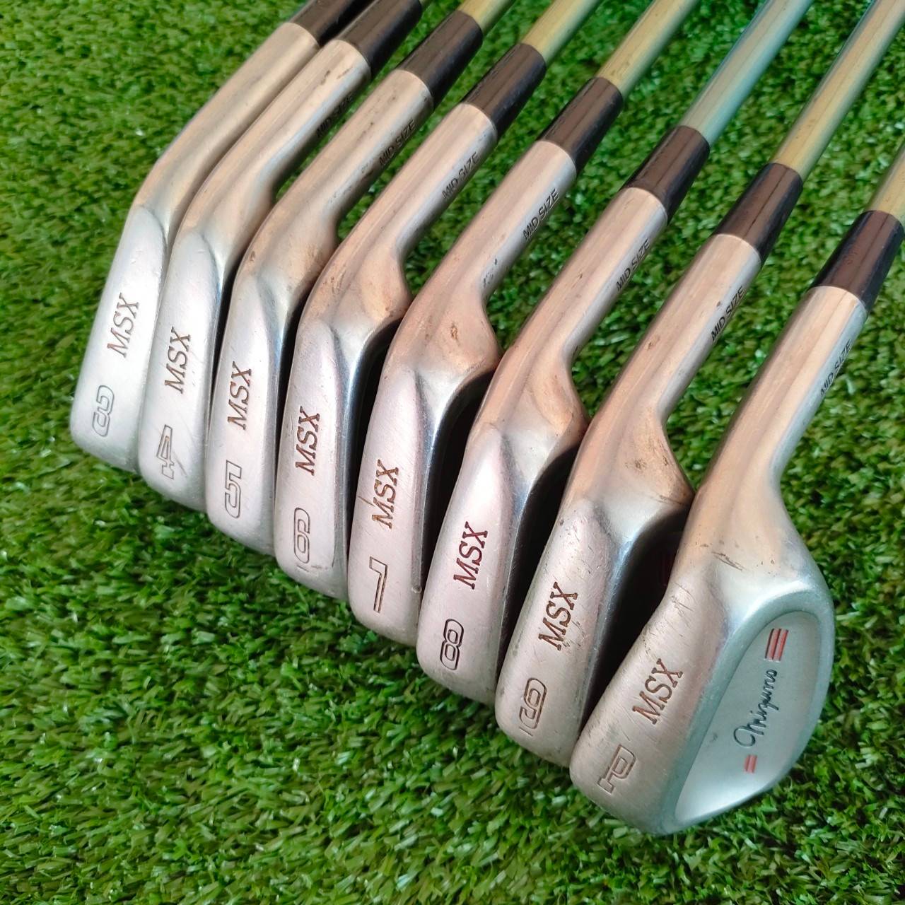 ชุดเหล็ก MIZUNO MSX มีเหล็ก 3-9 เเละ PW ก้าน EXSAR II