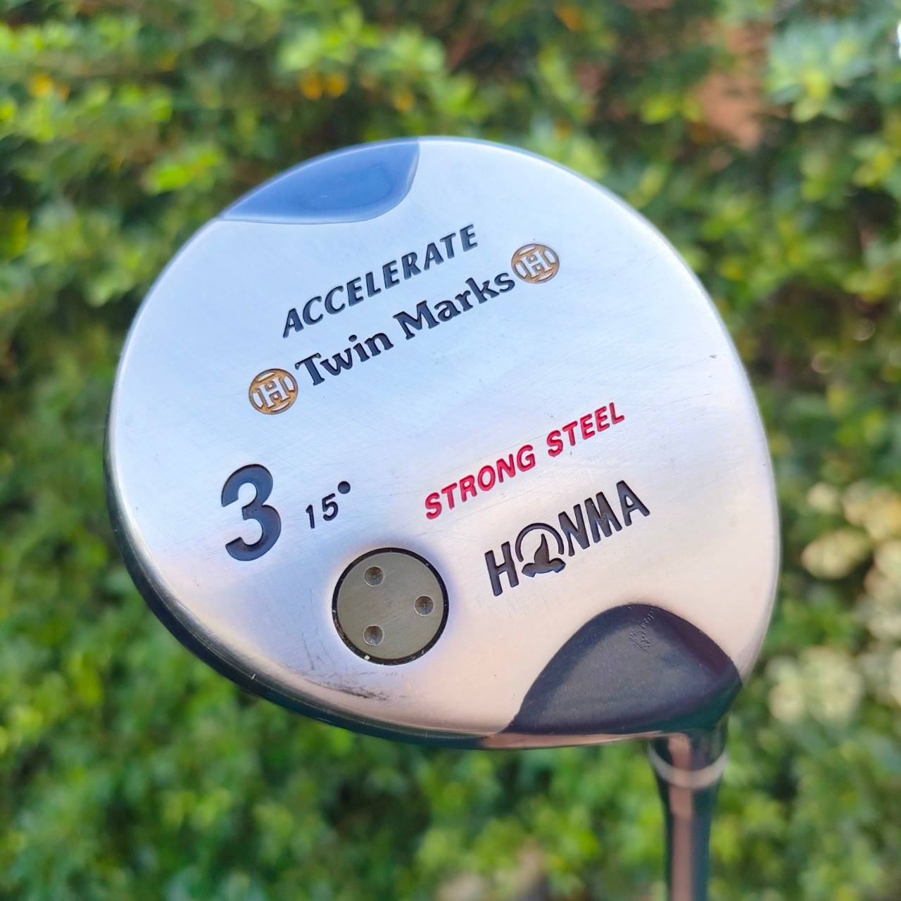 FW3 HONMA TWIN MARKS ACCELERATE องศา 15 STRONG STEEL, ก้าน ACCELERATE FORCE FLEX R สุดยอดรุ่นพิเศษของพิเศษ!! ไม้กอล์ฟมือสอง ของแท้ BY NakaraLuxurious