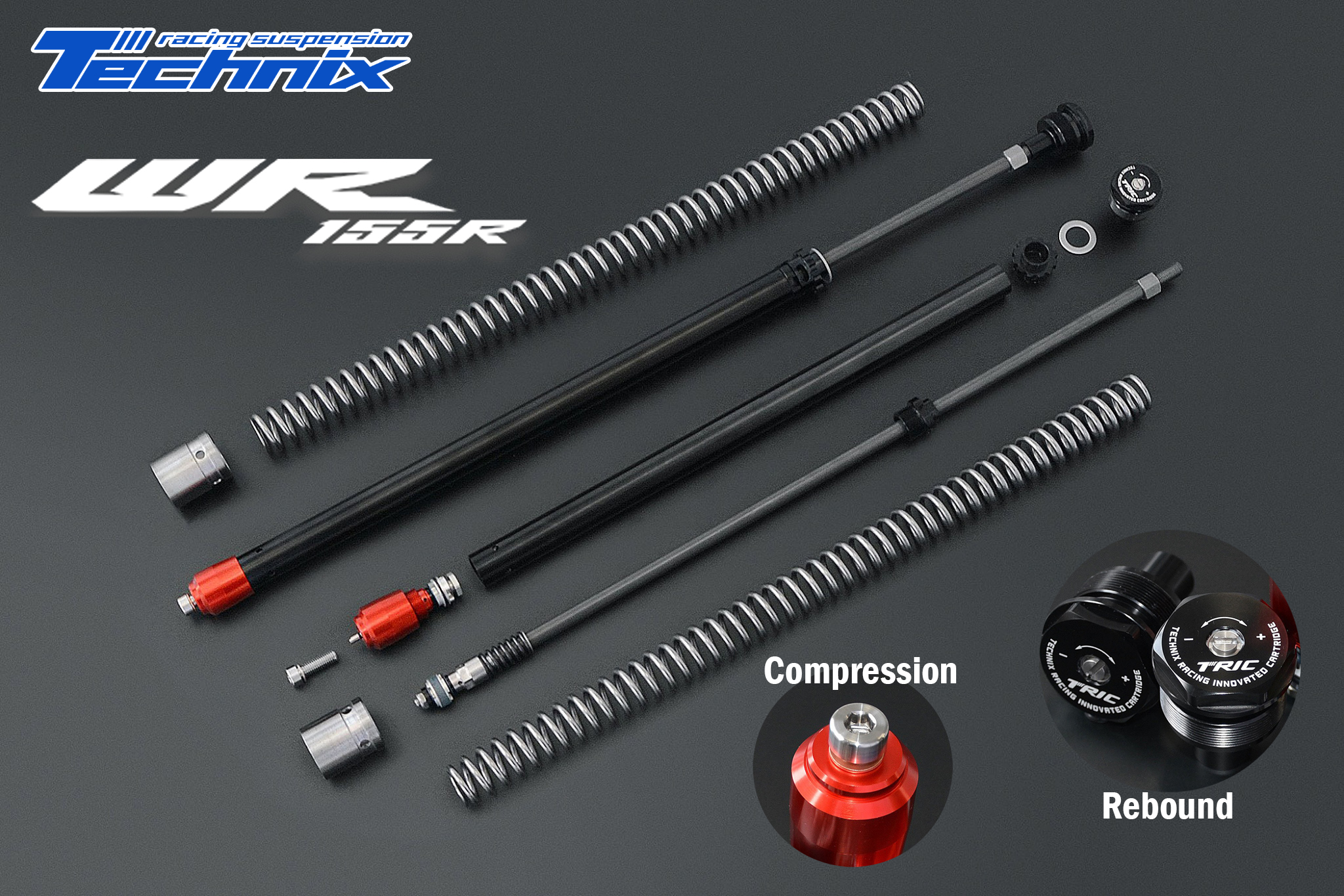 ชุดแต่งโช้คหน้า TGR TRIC COMP KIT (Enduro/Motard) WR155R