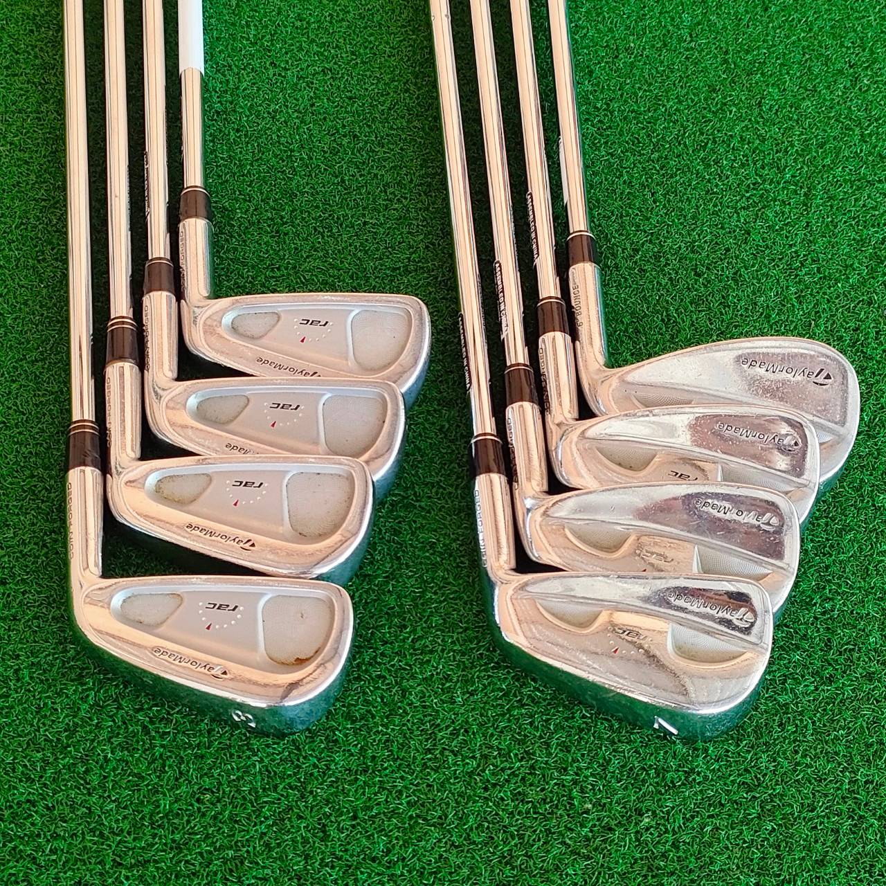 ชุดเหล็ก TAYLORMADE RAC มีเหล็ก 3-9 เเละ PW ก้าน N.S.PRO 950GH FLEX R กริพ GOLF PRIDE เบาทั้งชุด เหล็ก FORGED