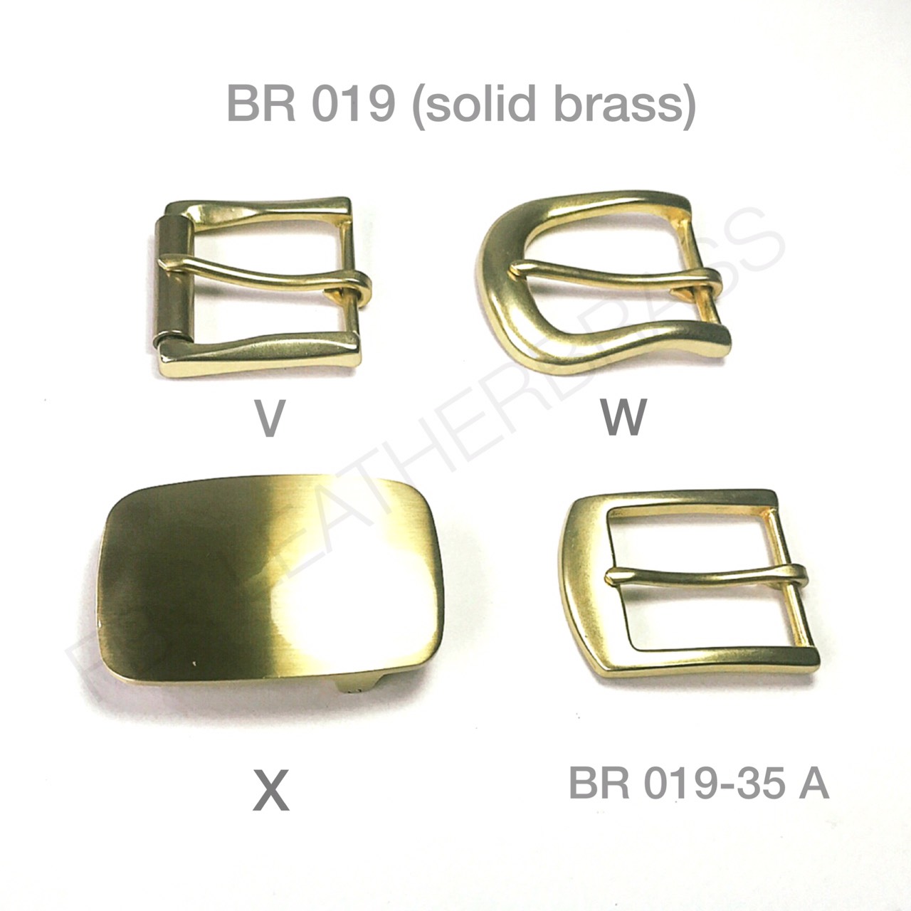 BR019-V หัวเข็มขัดทองเหลือง ขนาด 38มิลหรือ 1.5นิ้ว **ราคาต่อชิ้น**