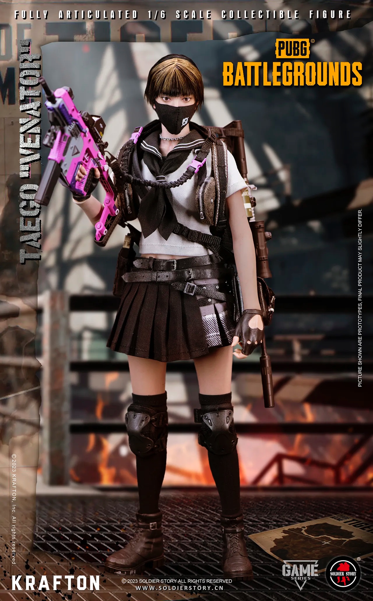[สั่งจอง] SOLDIER STORY 1/6 : PlayerUnknown's Battlegrounds Tiger Map "Venato"