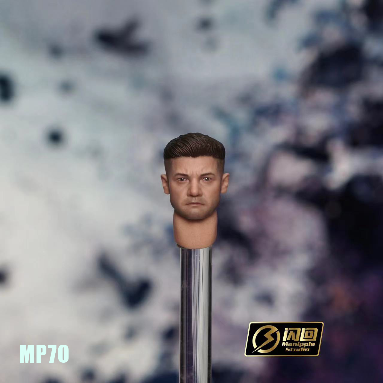[พร้อมส่ง] Manipple 1/12 - MP70 : Male head sculpt (เฉพาะหัวบาตั้น เหมาะกับSHF)