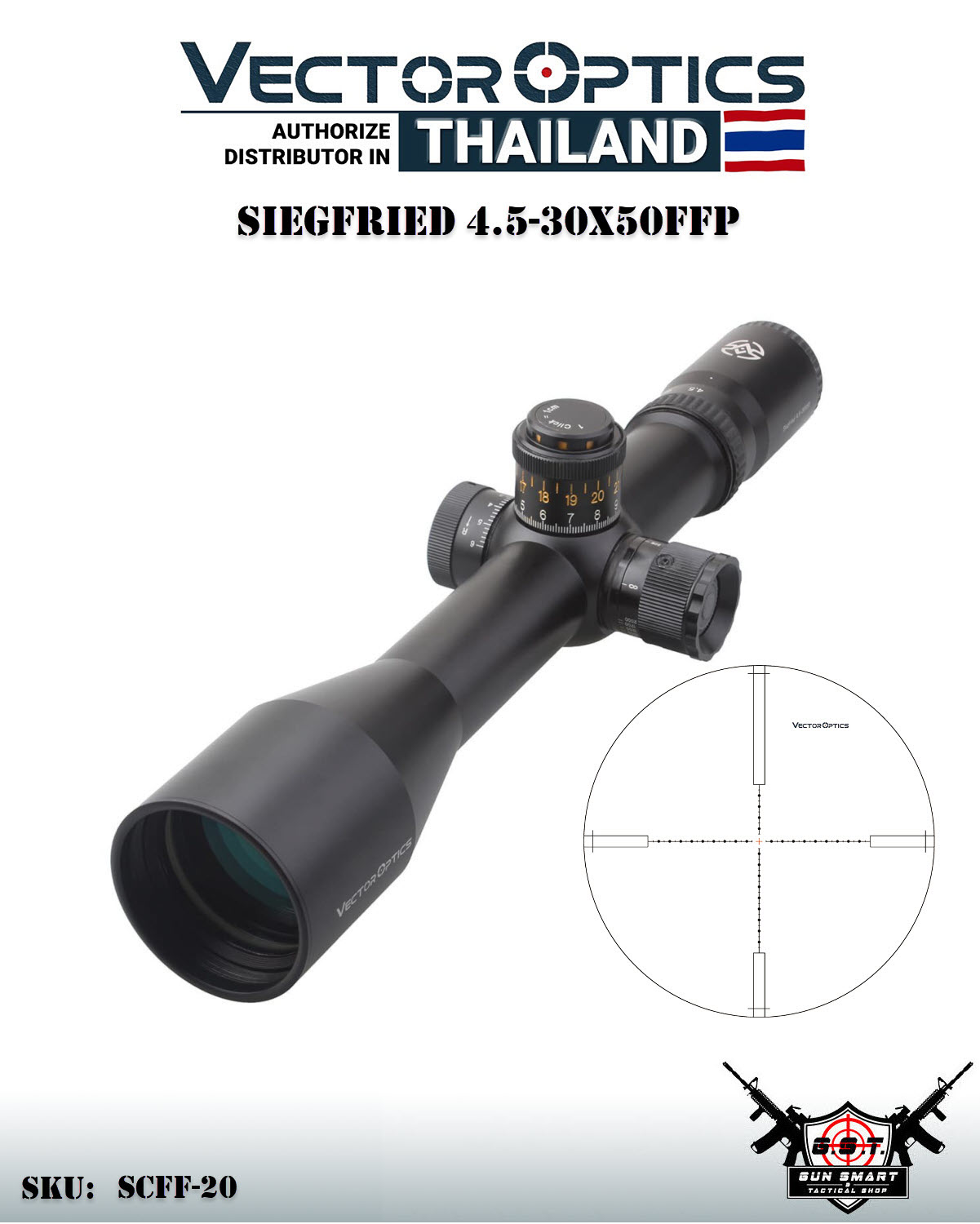 SIEGFRIED 4.5-30X50FFP