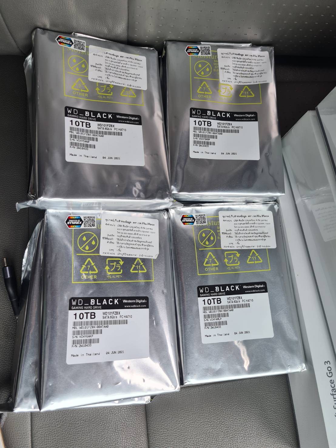 6 TB 3.5" HDD (ฮาร์ดดิสก์ 3.5 นิ้ว) WD BLACK - 7200RPM SATA3 (WD6003FZBX)