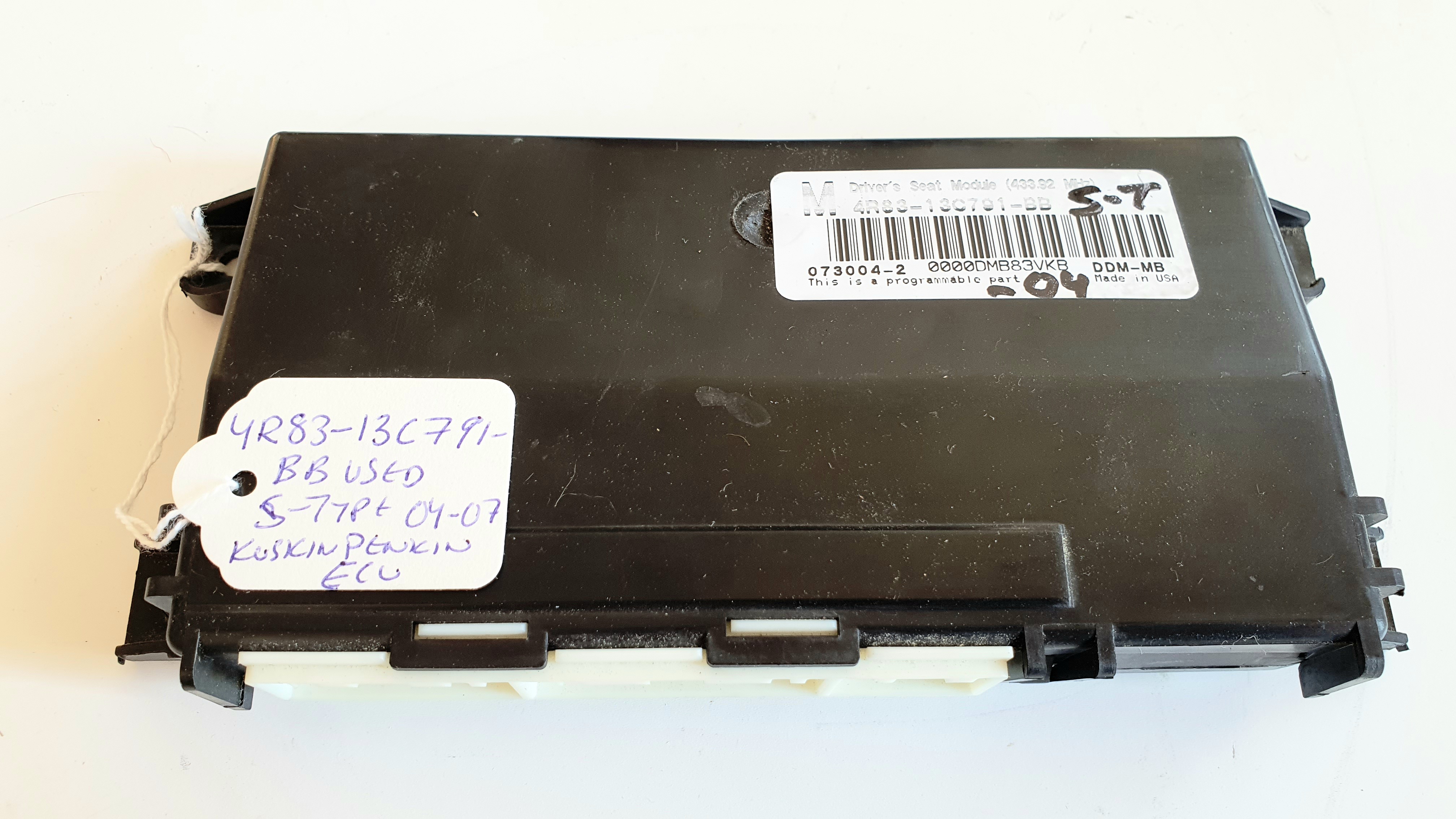 Kuljettajan pankin ECU S-Type 2004-07 Käytetty =75e