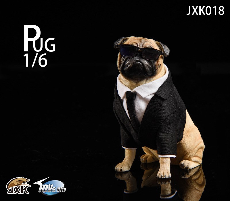 [สั่งจอง]JXK 1/6 JXK018 pug in Black-FRANK